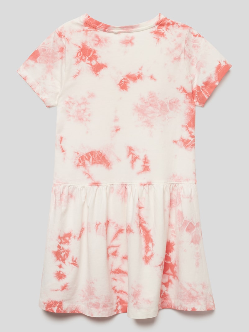 Kleid im Batik-Look in pink