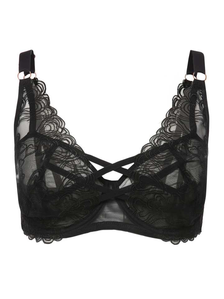 Ulla Popken Bügel-BH in schwarz günstig kaufen