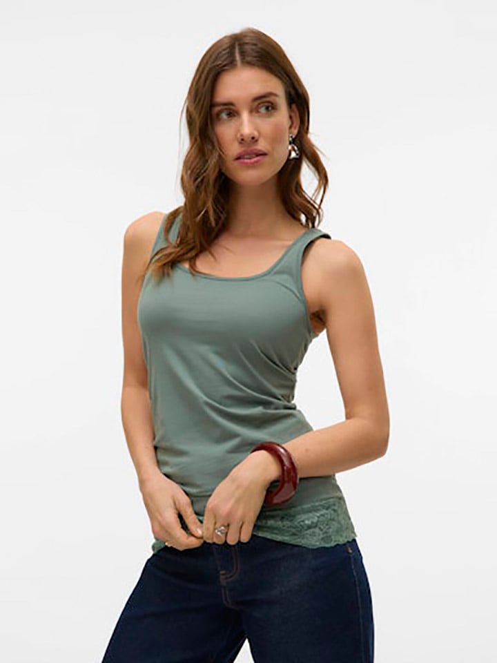 Vero Moda Top in Grün günstig kaufen