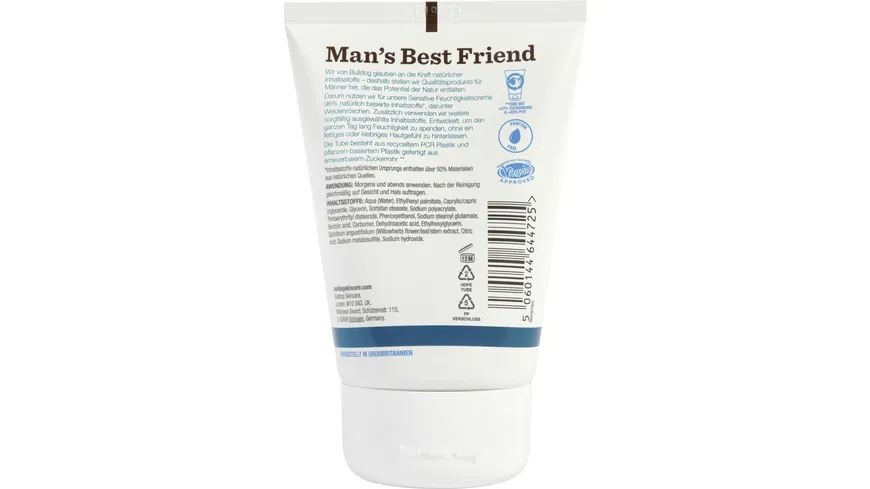 Bulldog sensitive Feuchtigkeitscreme 100ml 100 ml