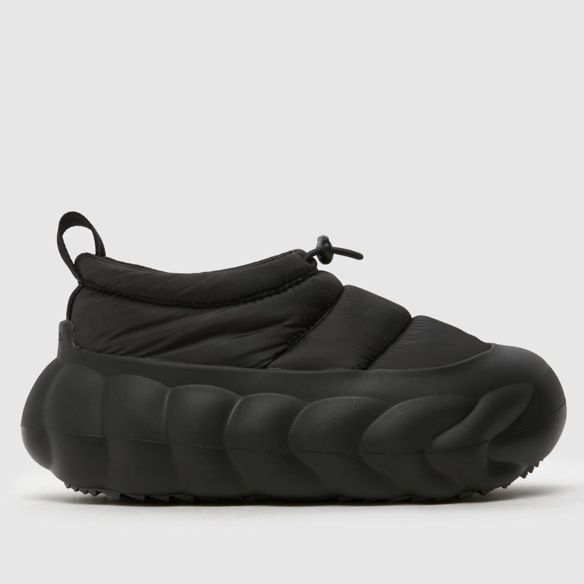 Crocs overpuff rövid szandál fekete színben