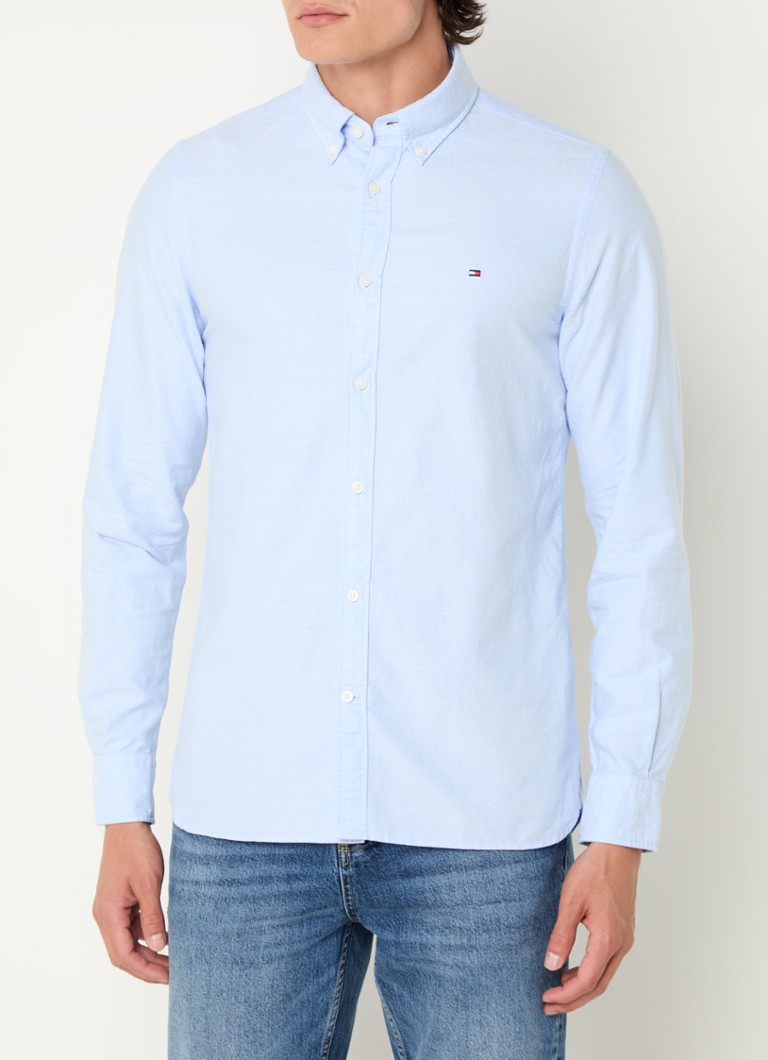 Cămașă Oxford ajustată Tommy Hilfiger cu logo
