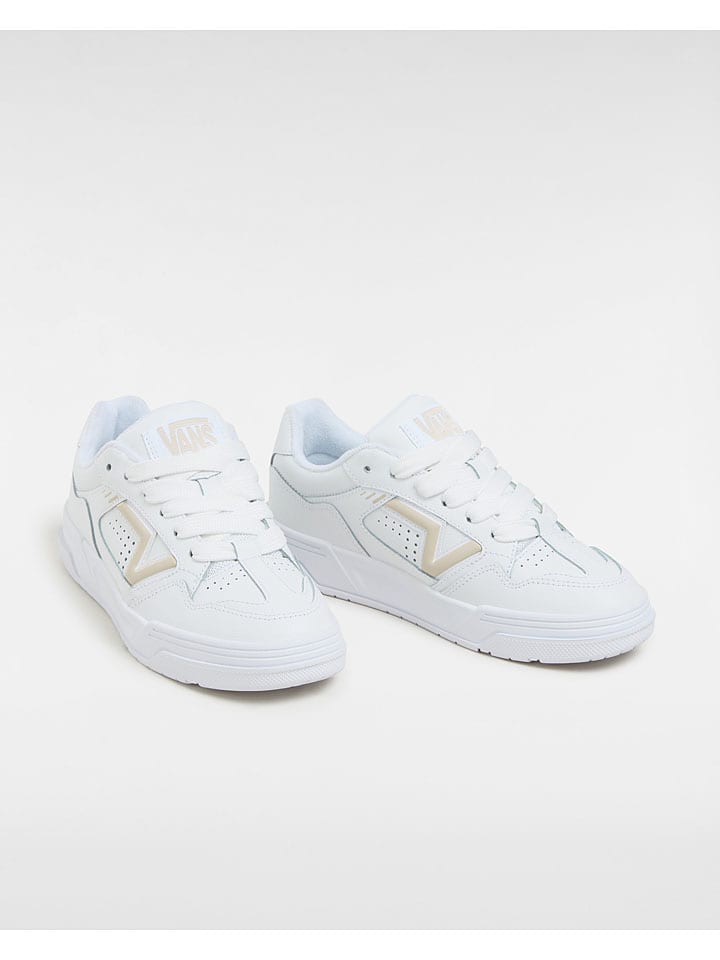 Vans Leder-Sneakers in Weiß günstig kaufen
