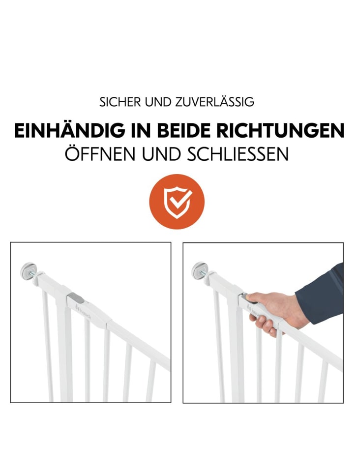 Hauck Türschutzgitter / Treppenschutzgitter Open N Stop 2 in weiss günstig kaufen onesize