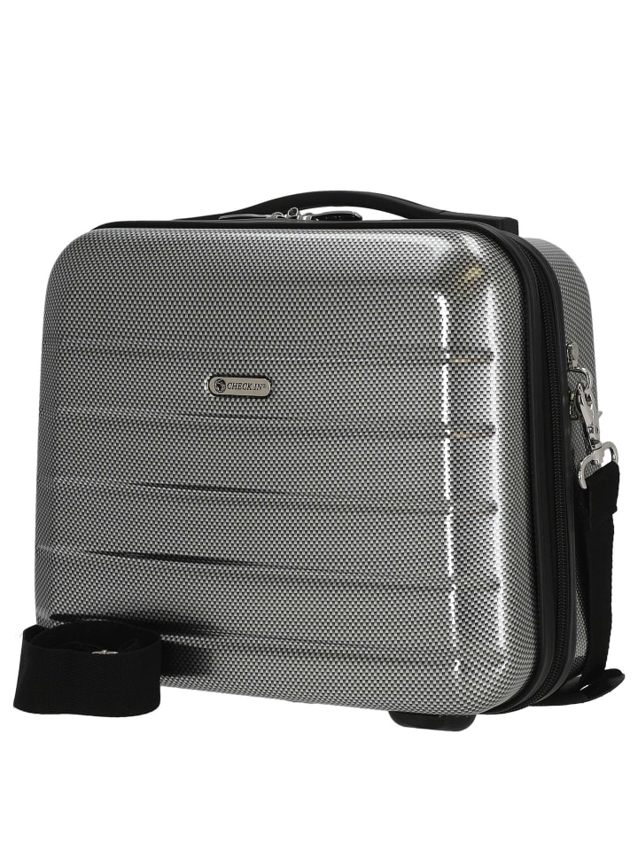 Check.In London 2.0 - Beauty Case 33 cm (carbon schwarz) in carbon silver günstig kaufen onesize