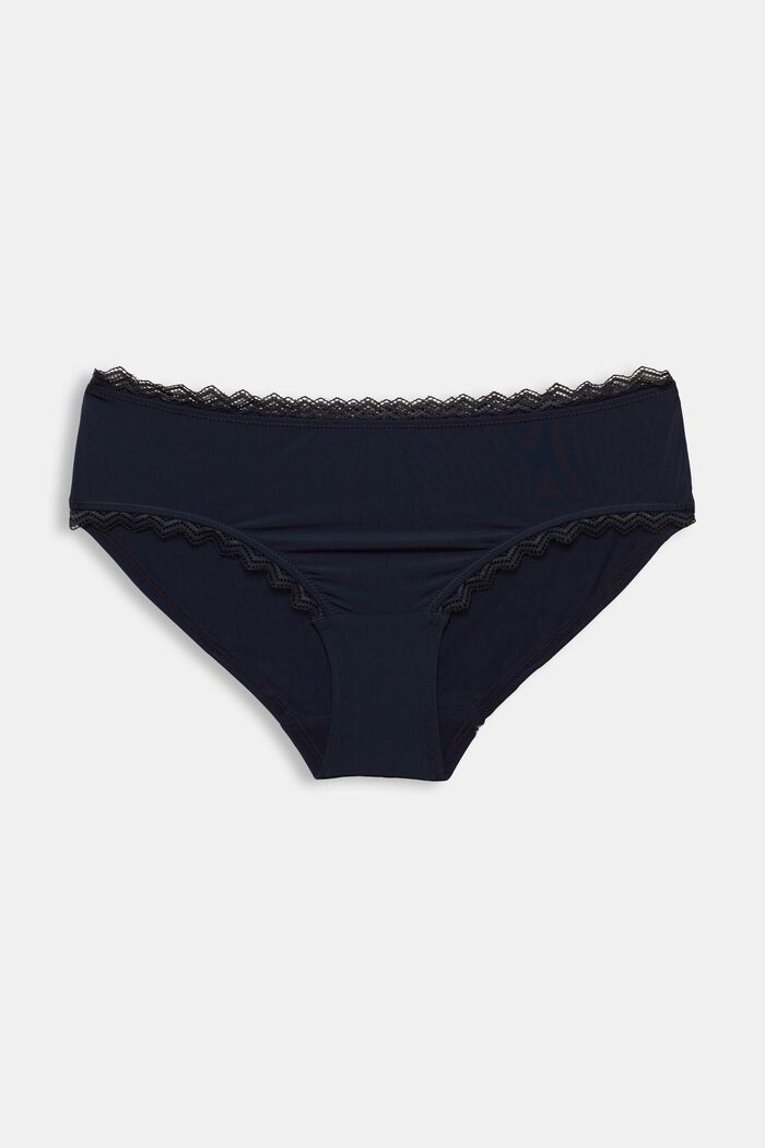 Hipster-Shorts mit Spitzenbordüre