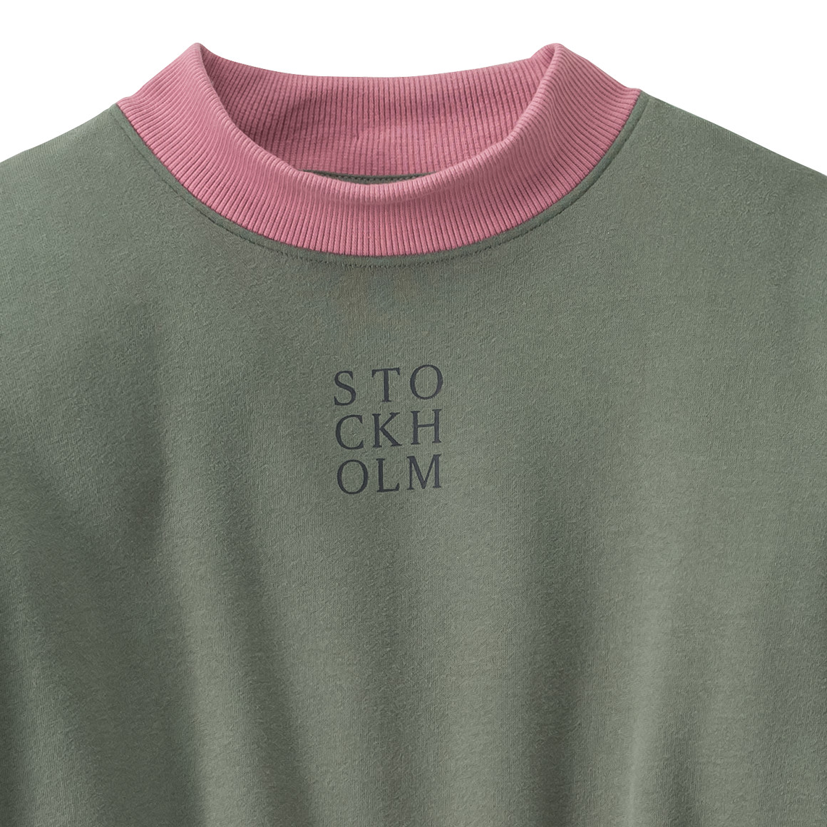 Mädchen Sweatshirt mit Farbteilern