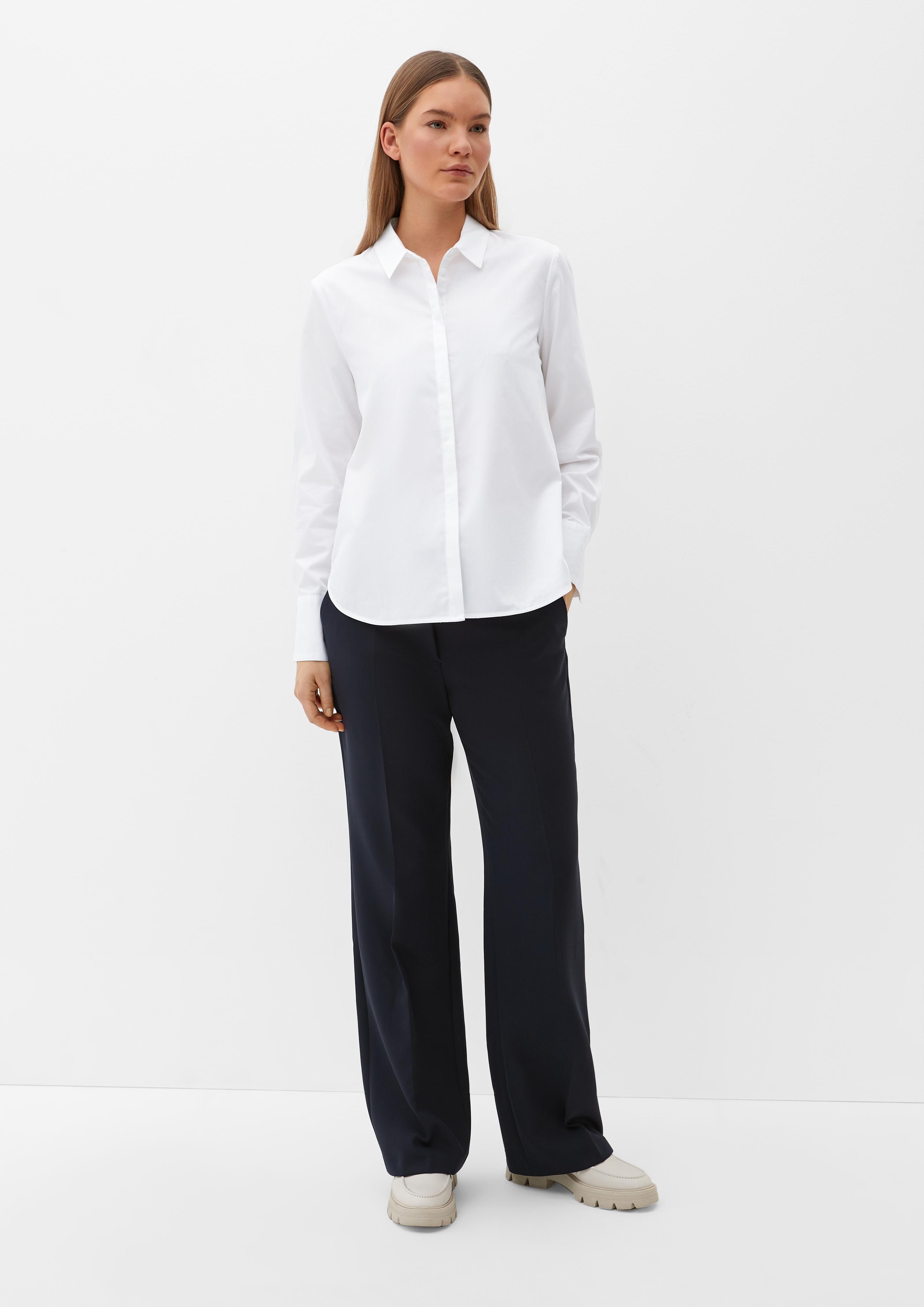 Bluse mit verdeckter Knopfleiste  2127856-0100