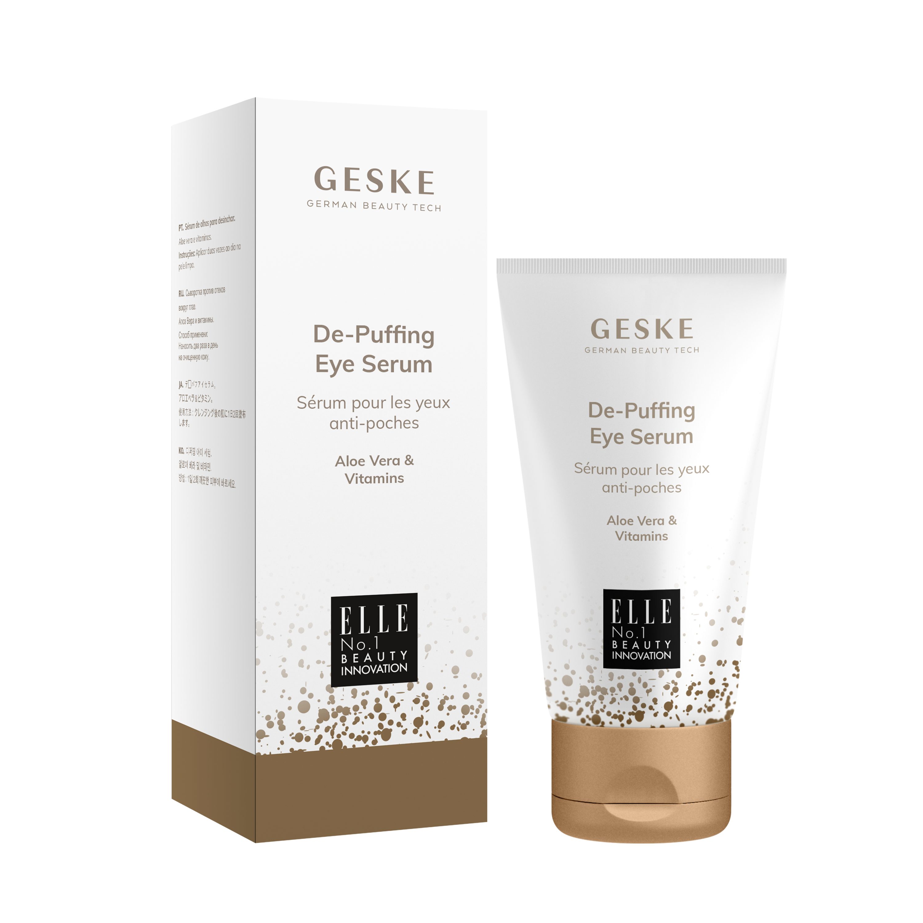 GESKE German Beauty Tech Augengel De-Puffing Eye Serum, 1-tlg.