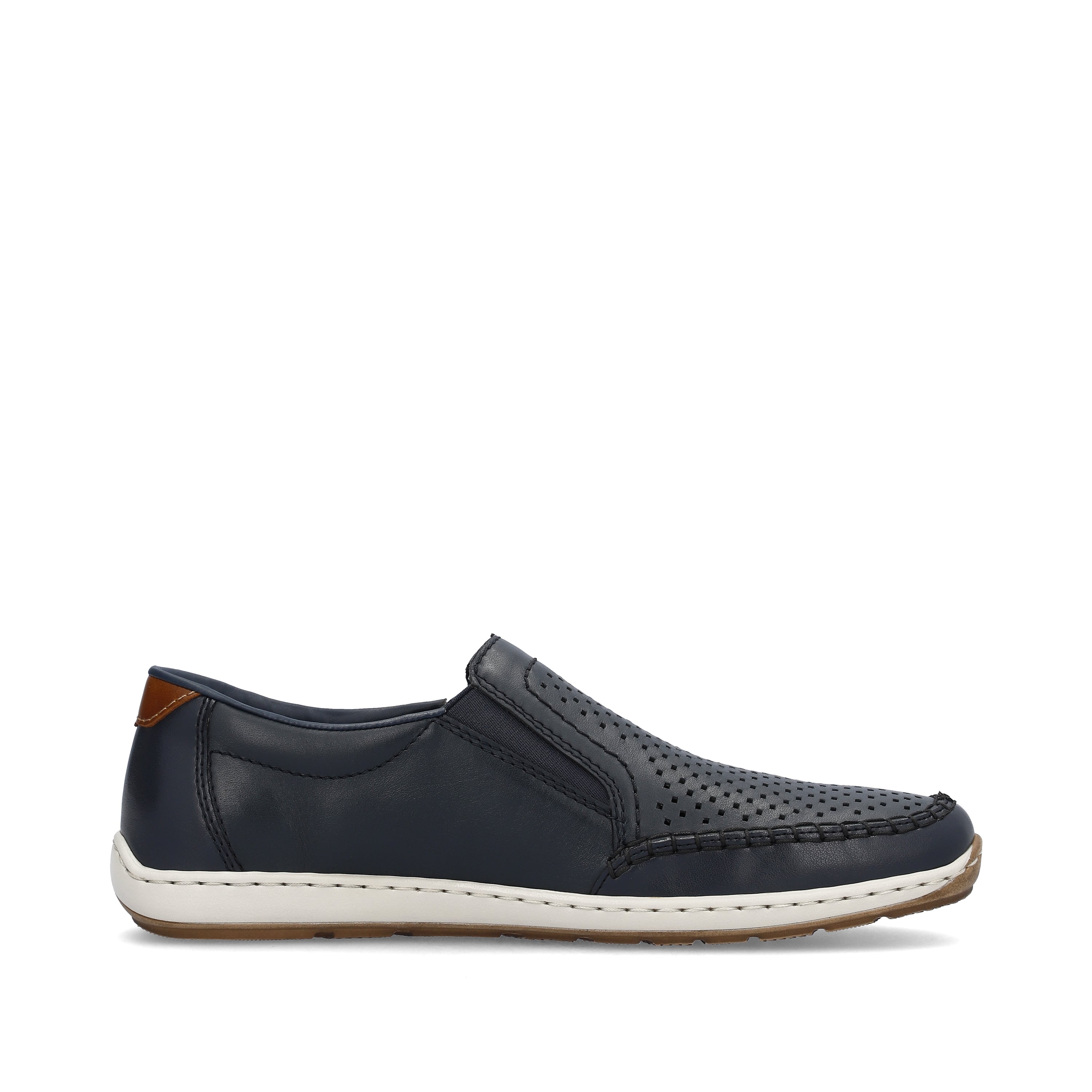 Rieker Herren Slipper stahlblau