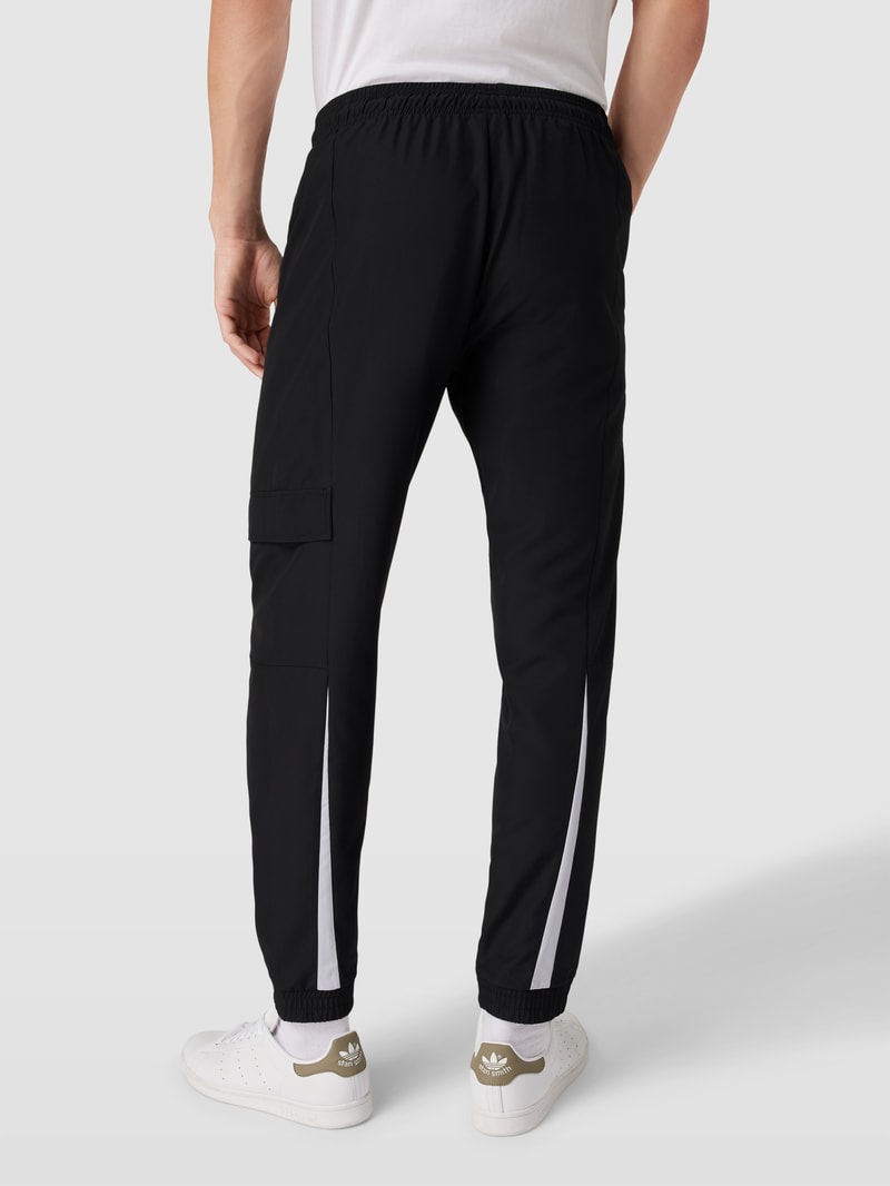 Sweatanzug mit Label-Details in schwarz