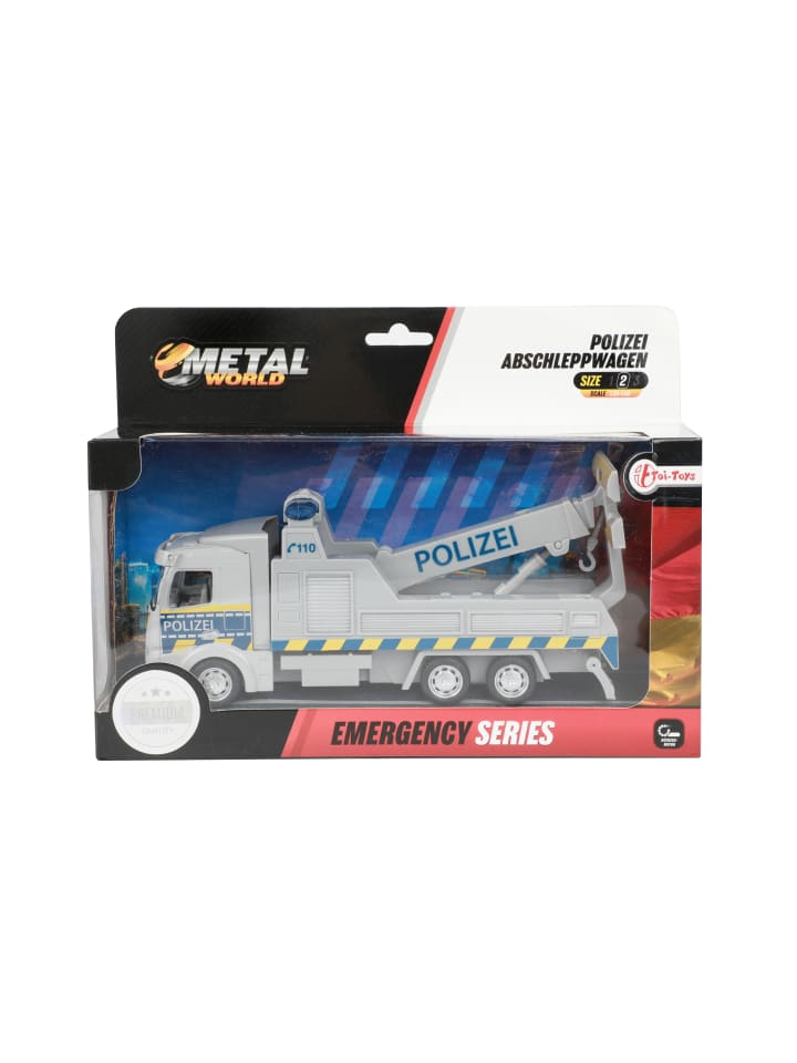 Toi-Toys Metal World Spielzeugauto Polizei Abschleppwagen mit Rückzugmotor in mehrfarbig günstig kaufen onesize