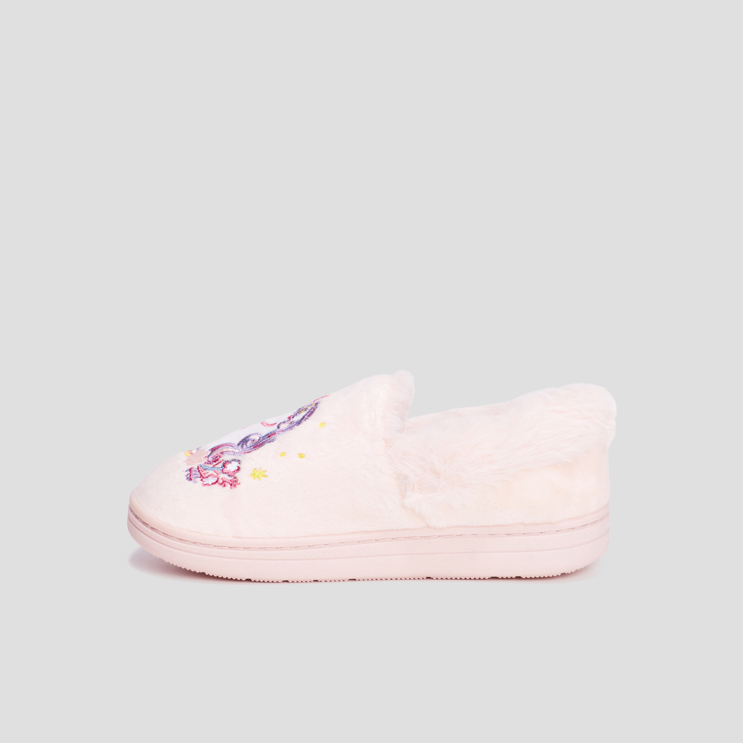Chaussons fourrés rose fille | La Halle