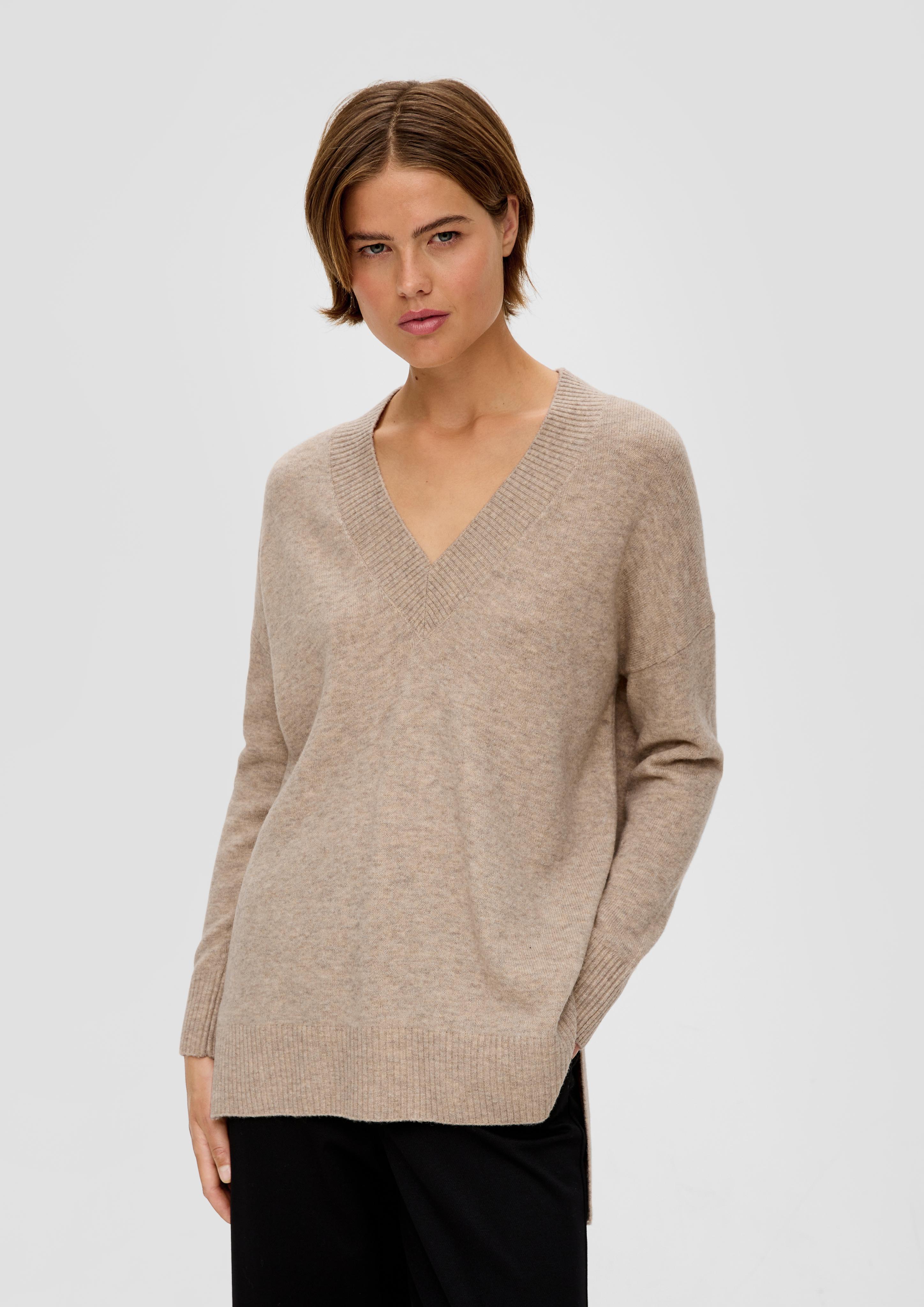 Strickpullover aus Wollmix  2136012-82W2