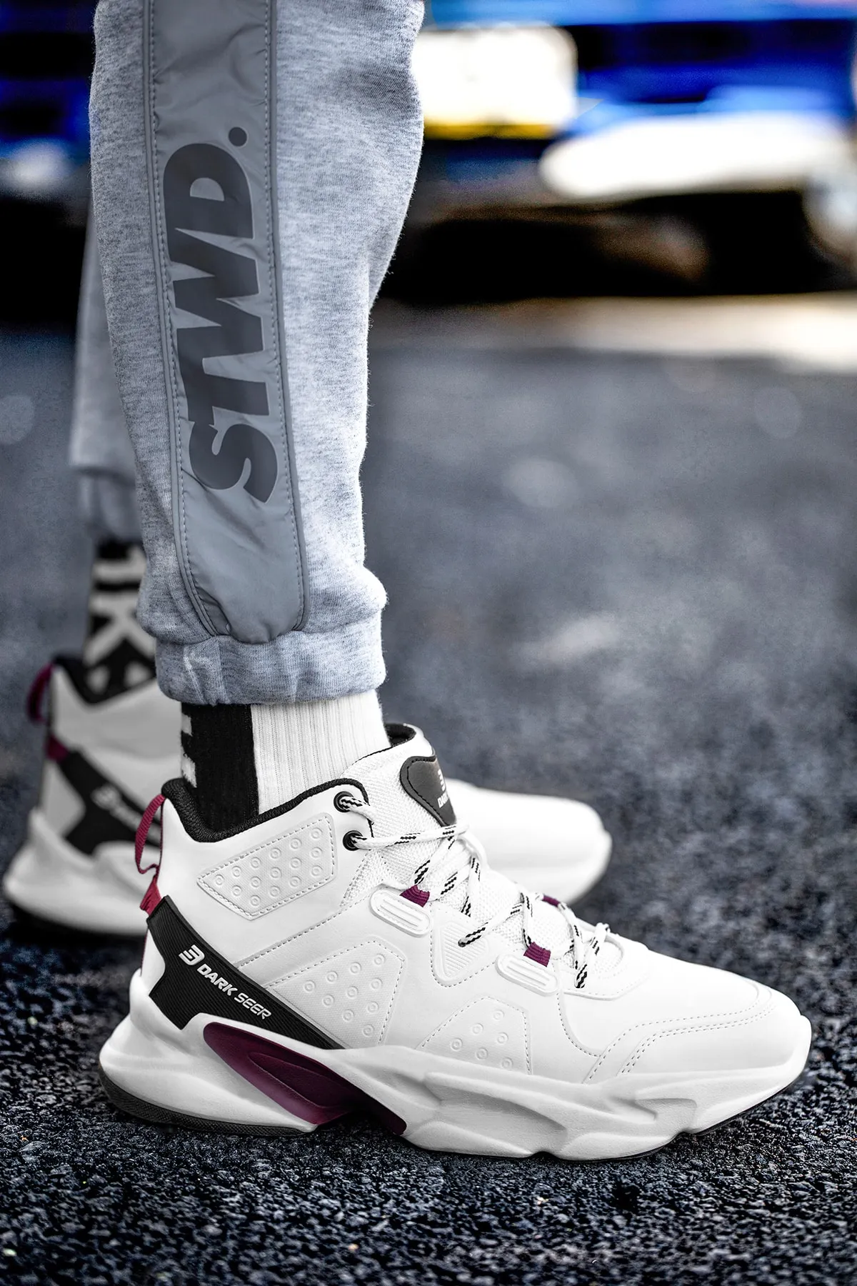 DARK SEER  Weißer Unisex-Sneaker