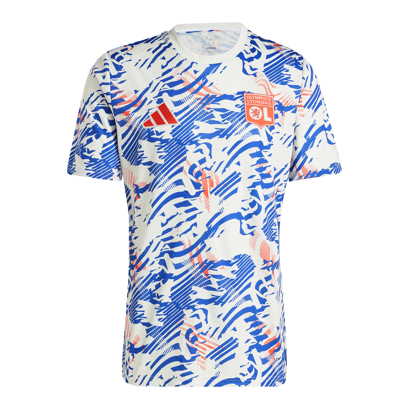 adidas Olympique Lyon Prematch Shirt 2024/2025 Weiss