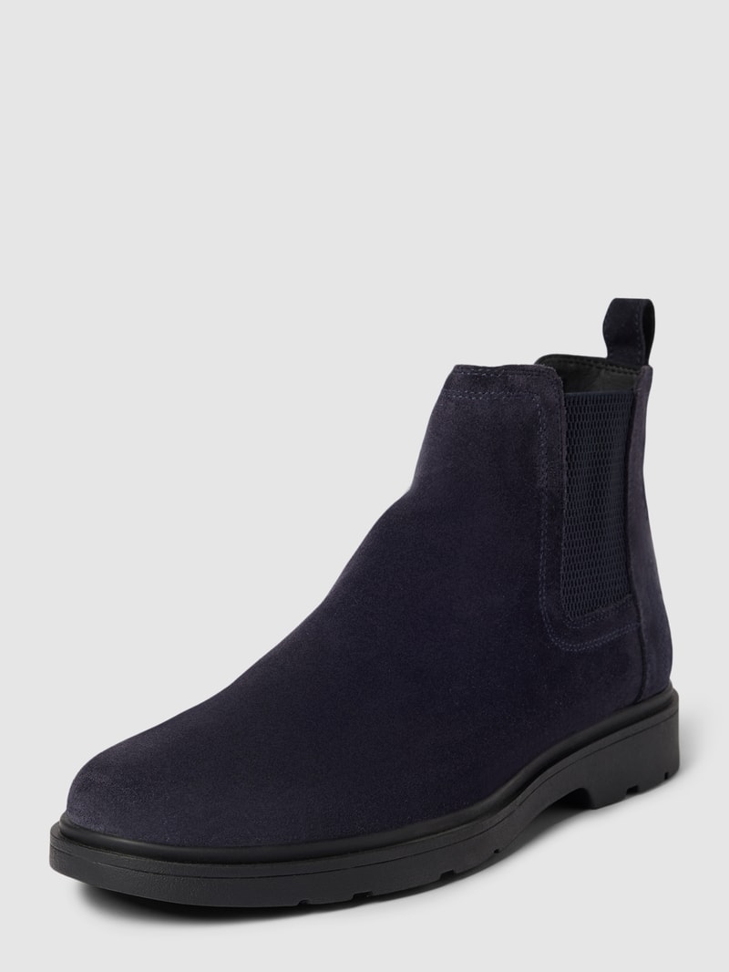 Chelsea Boots in Wildleder-Optik Modell 'SPHERICA' in marineblau