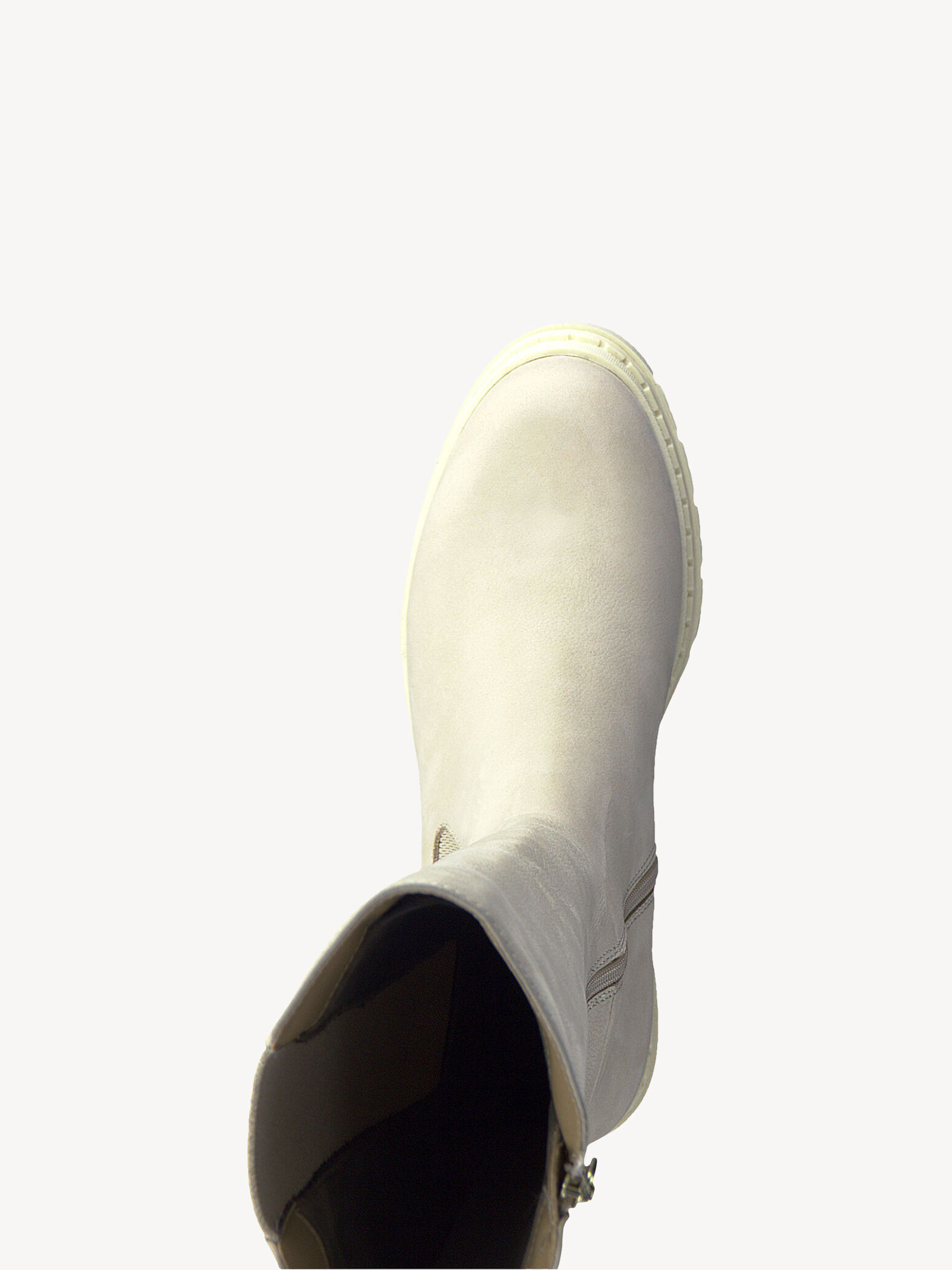 Bottes en cuir - beige