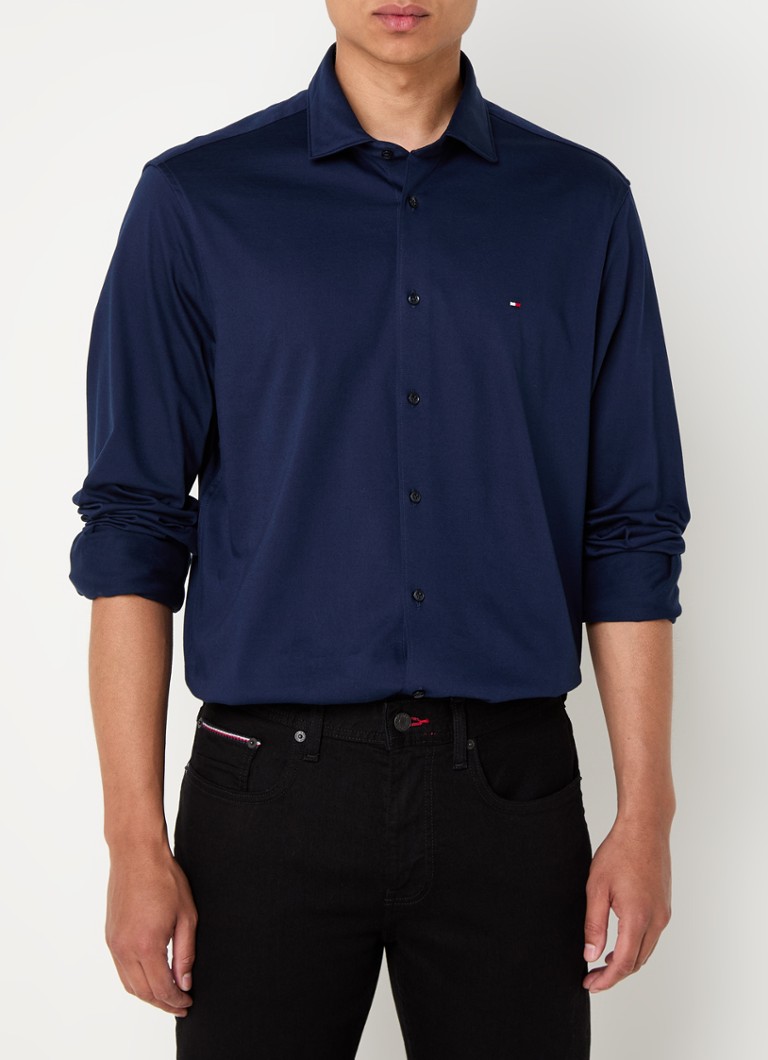 Koszula z logo Tommy Hilfiger Comfort Fit