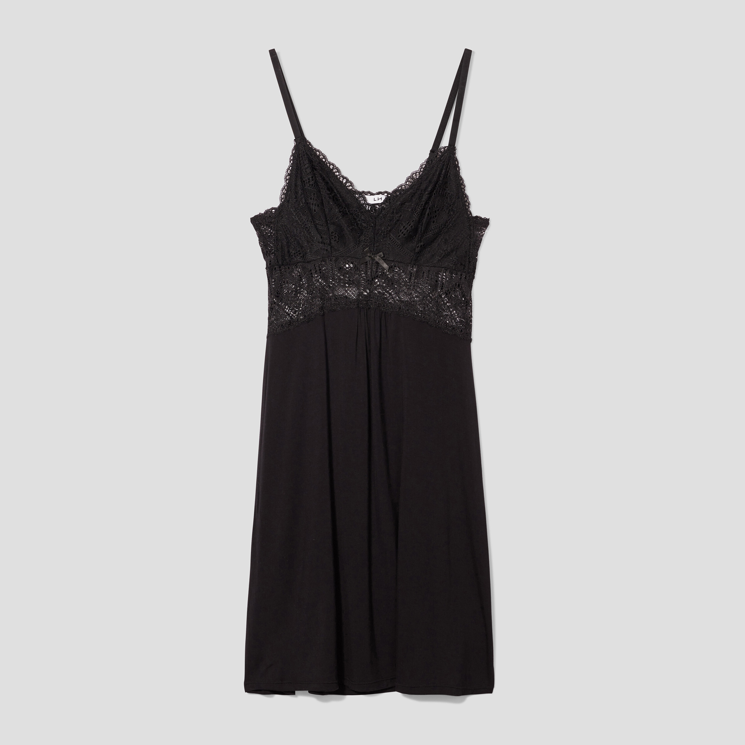 Combinette avec dentelle noir femme | La Halle