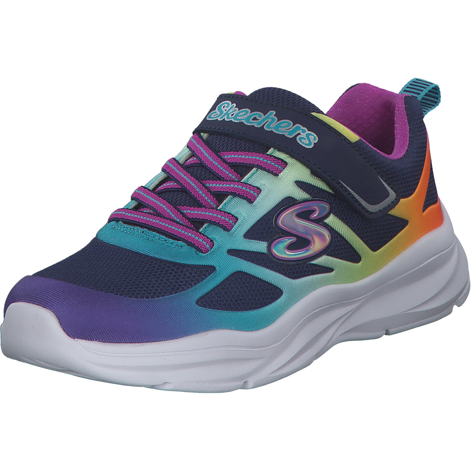 Skechers 303503L, Sneakers Low, Kinder, navy/multi