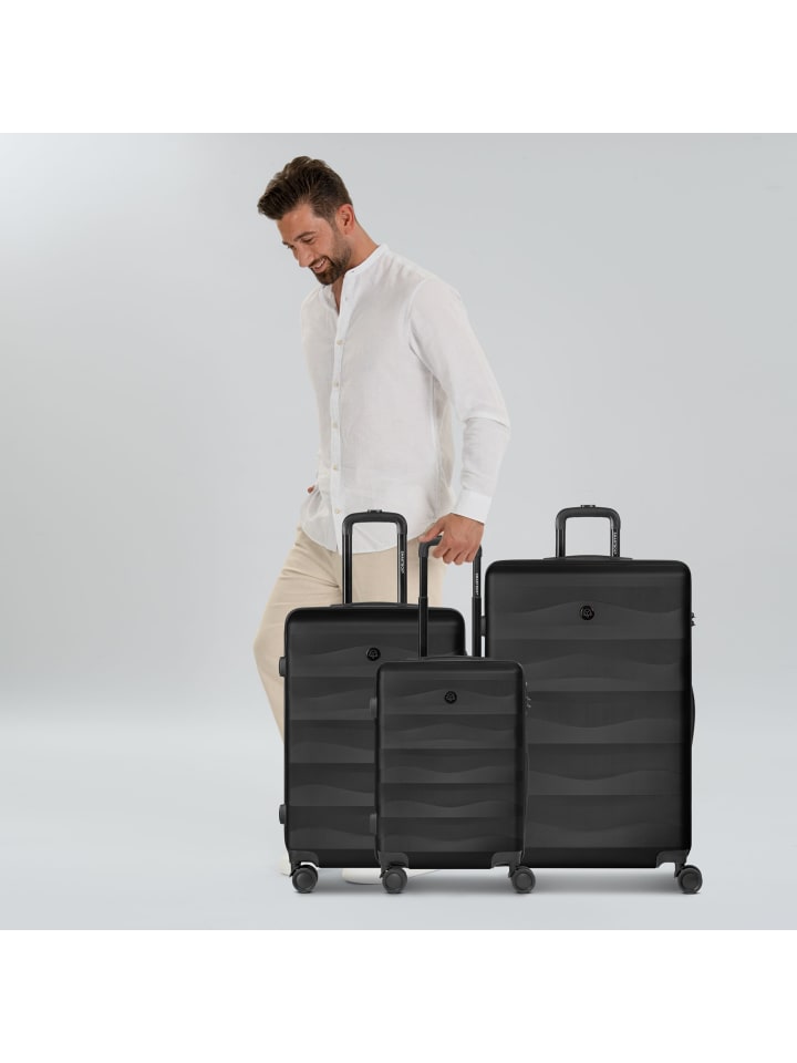Smartbox Edition 03 4 Rollen Kofferset 3-teilig in black günstig kaufen onesize