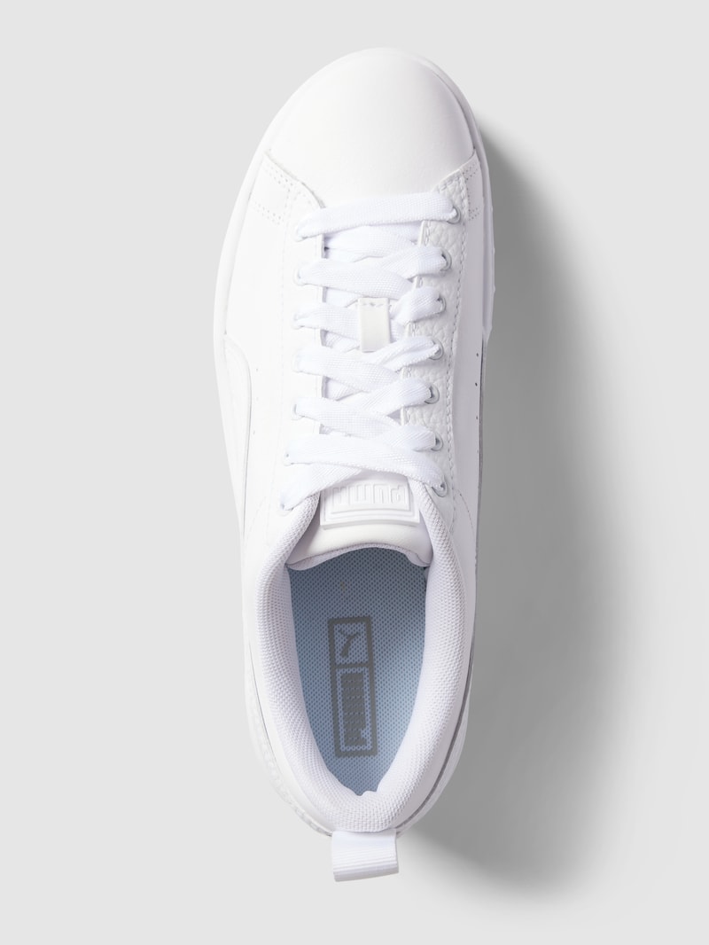Sneaker mit Label-Detail Modell 'Mayze' in weiß