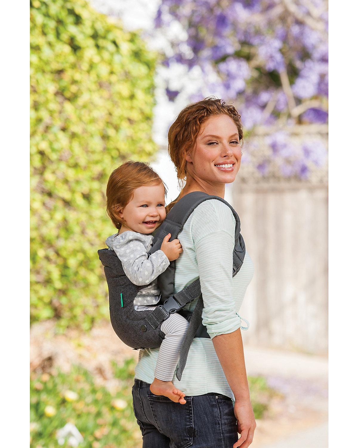 Babytrage Flip Advanced 4 in 1, grau/türkis