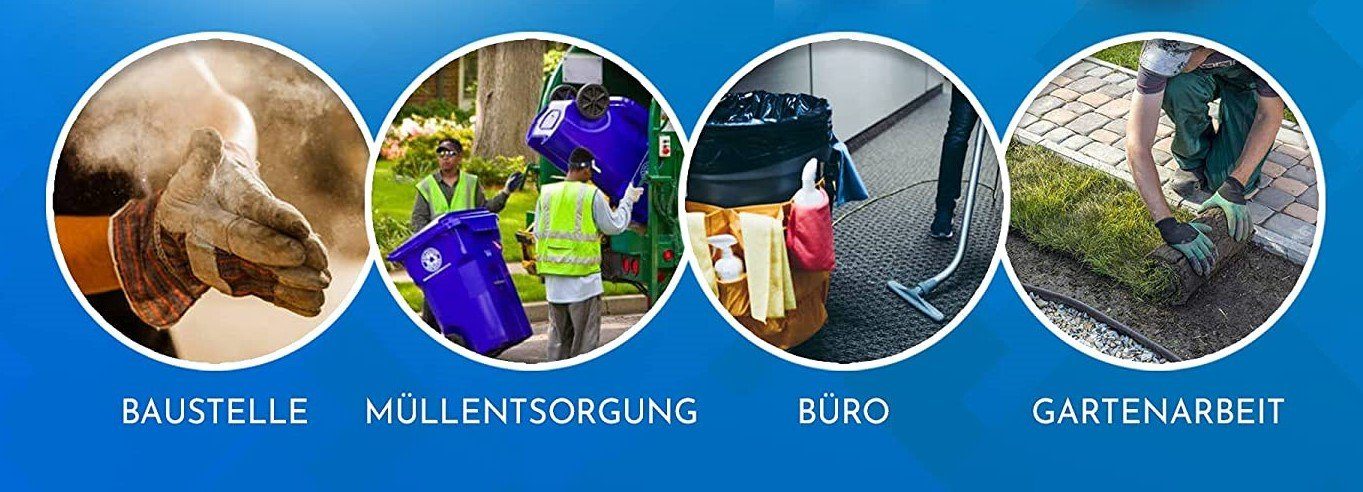 ROXUS Müllbeutel Müllsäcke 120L Müllbeutel, Gartensack,Abfallsack XXL, Zubehör für Mülleimer, extra stark