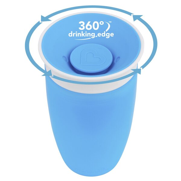 Munchkin Miracle 360° nokkamuki, sininen, 295ml