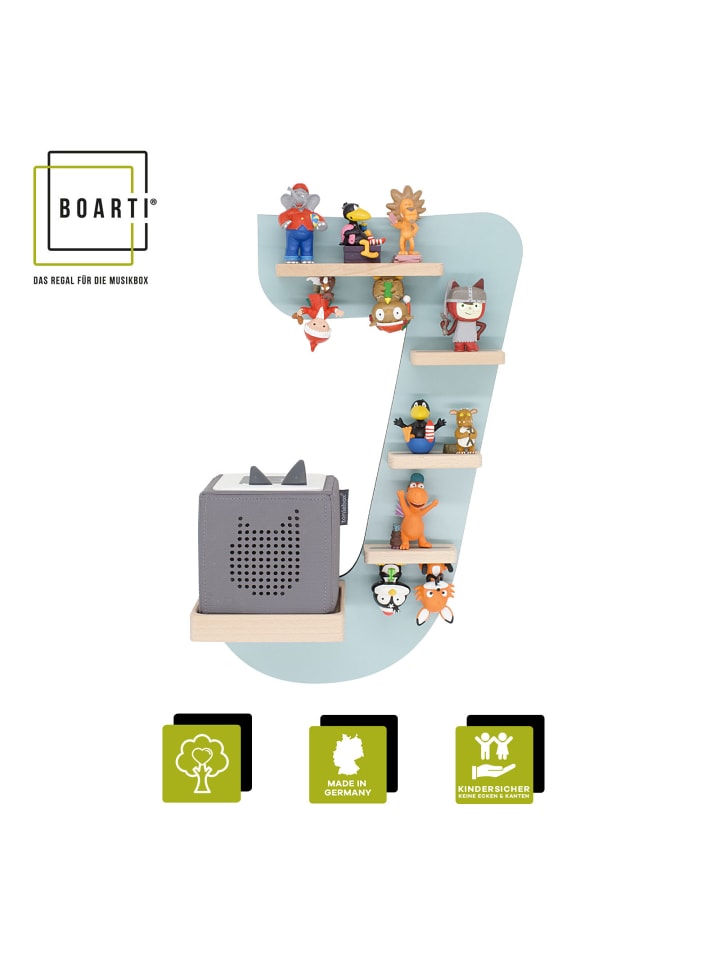 BOARTI Holz Regal Buchstabe J für Toniebox Tonies Figuren in Grün günstig kaufen onesize