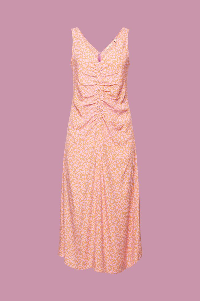 Ärmelloses Midikleid mit Allover-Print