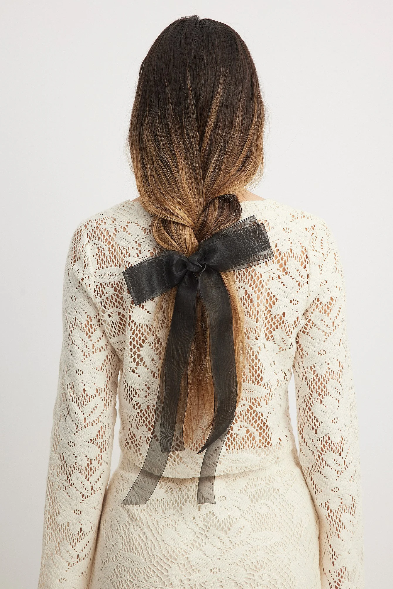 Haarschleife aus Organza