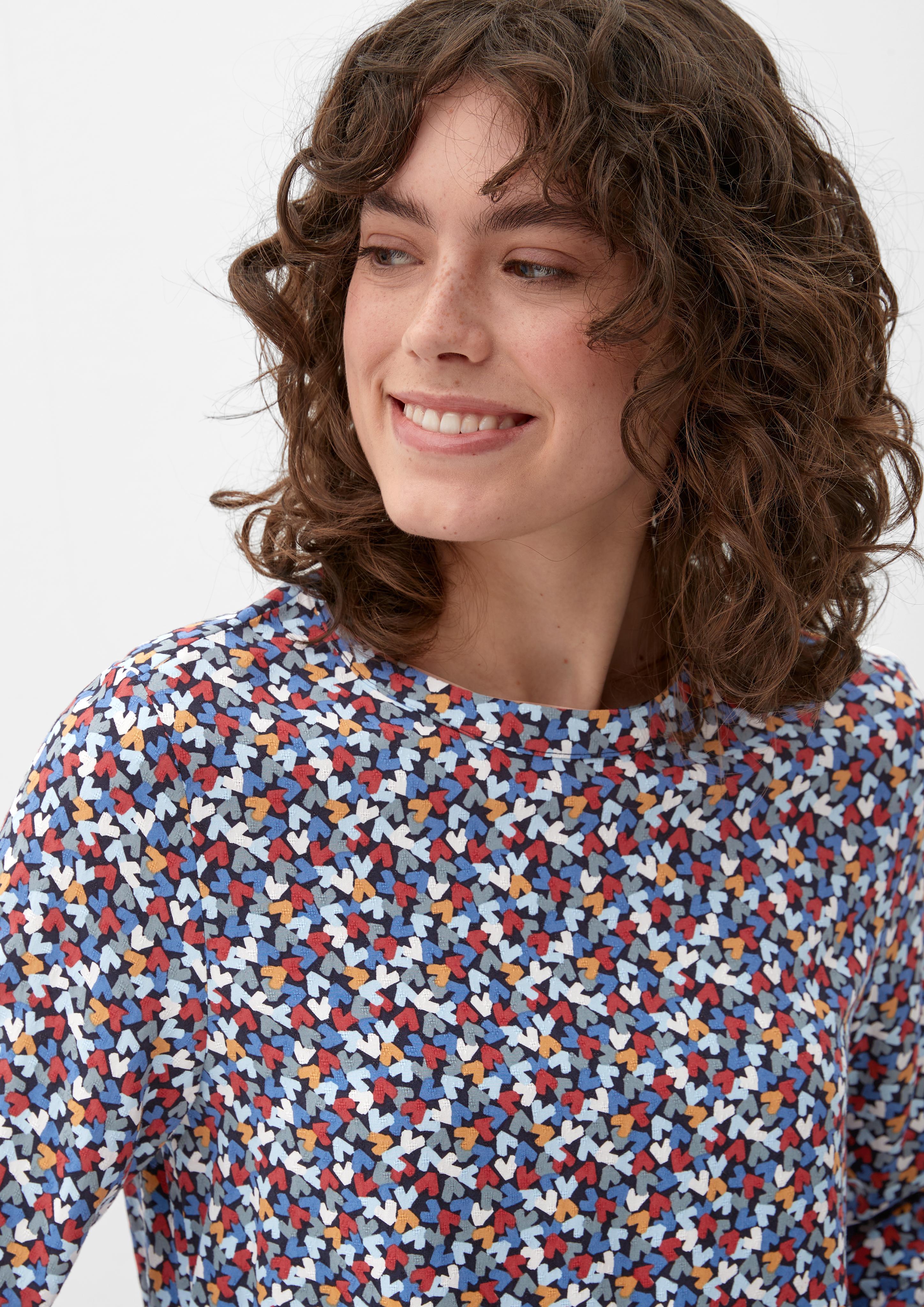 Viskosebluse mit Dobby-Struktur  2129594-59A3