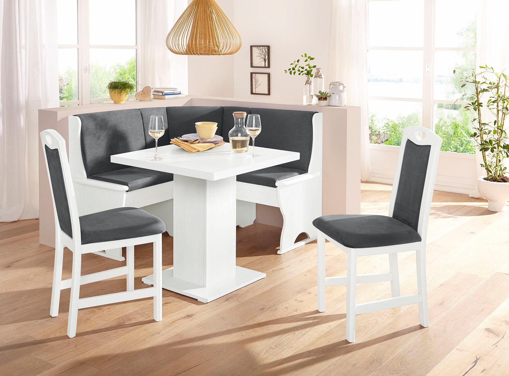 SCHÖSSWENDER 4-Fußstuhl Köln (Set, 2 St), Gestell aus Massivholz