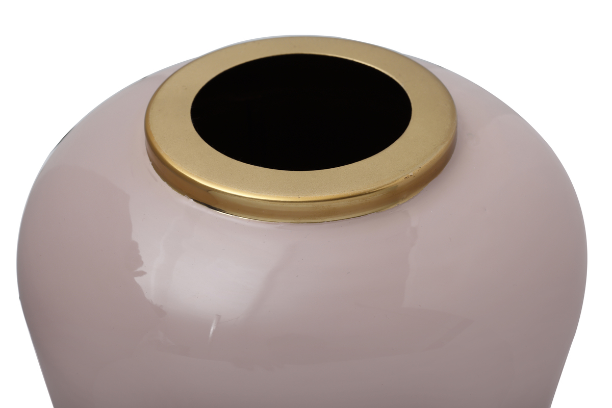 Kayoom Bodenvase Art Deco 215 Altrosa / Gold
