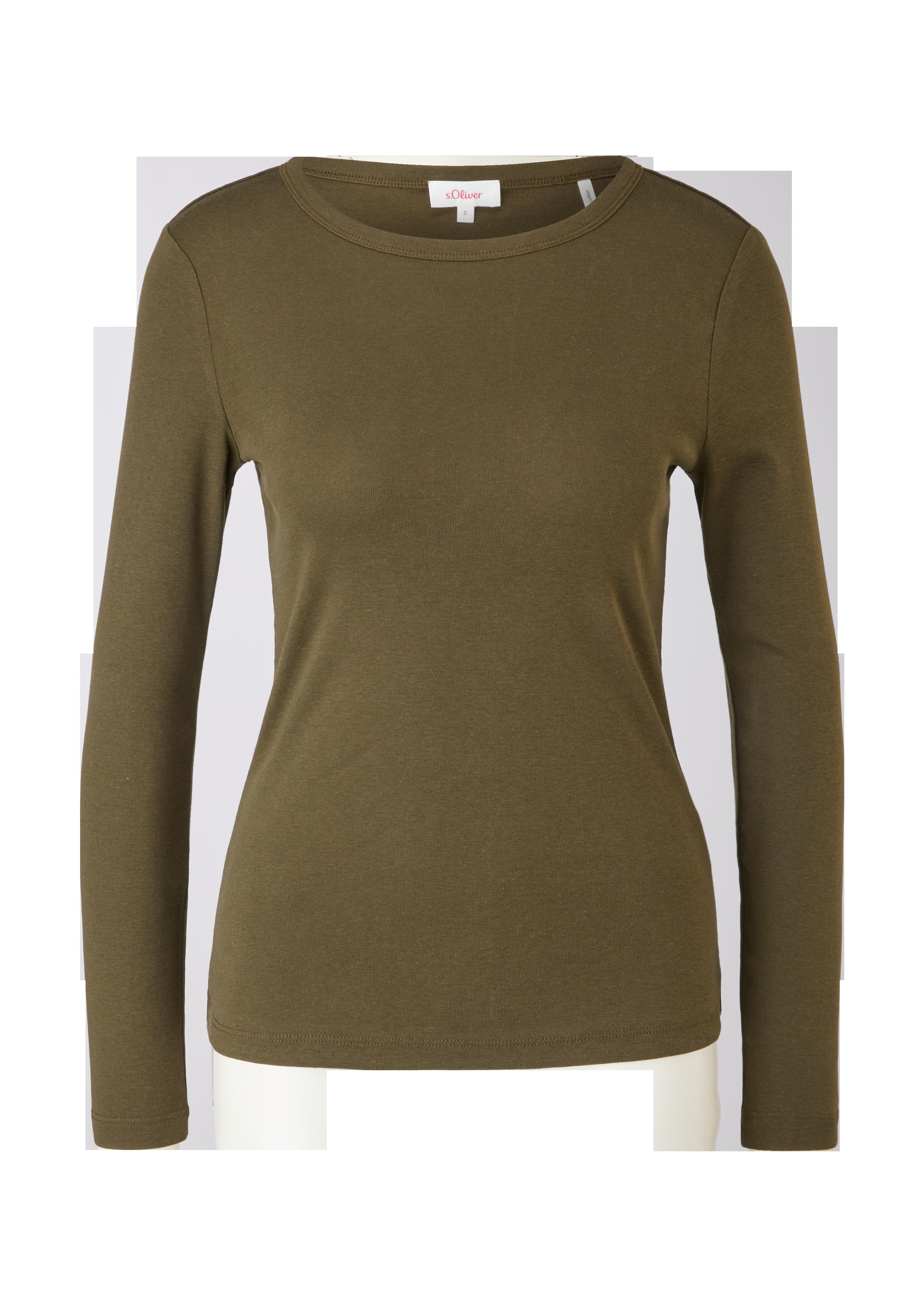 Langarmshirt aus Baumwolljersey  2122612-7946