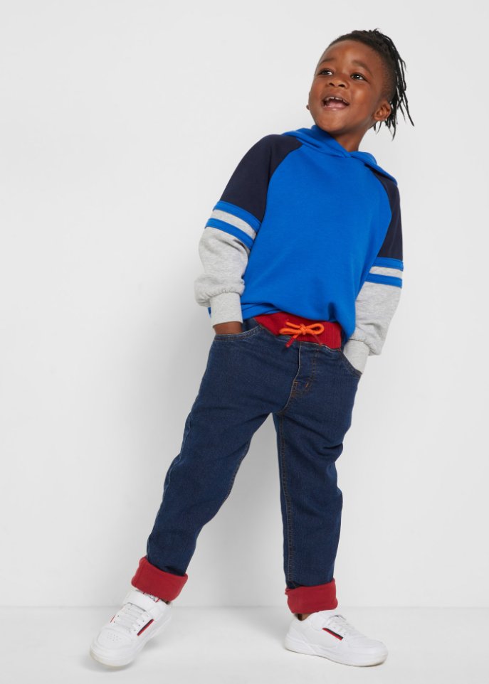 Jungen Thermojeans mit Jerseyfutter
