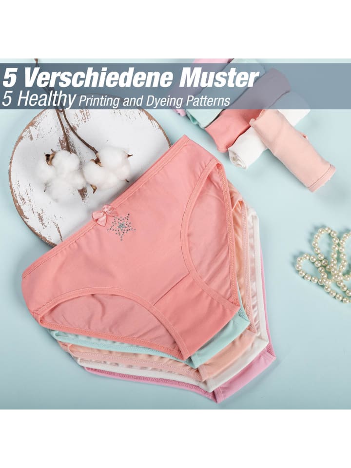 LOREZA 10er Set Slips - Strass - Bunt günstig kaufen