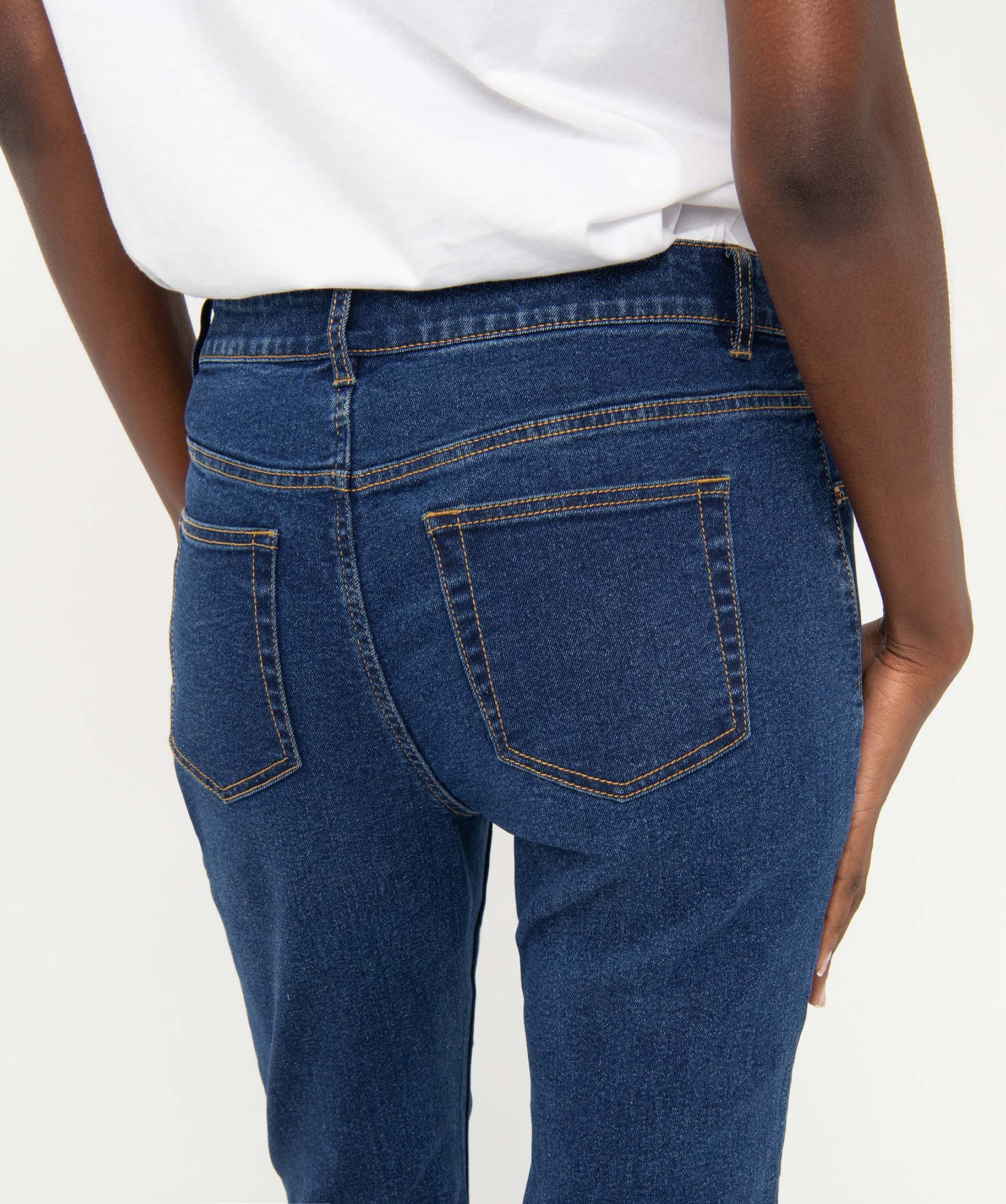Jean femme coupe Regular stretch - L30 brut | GEMO