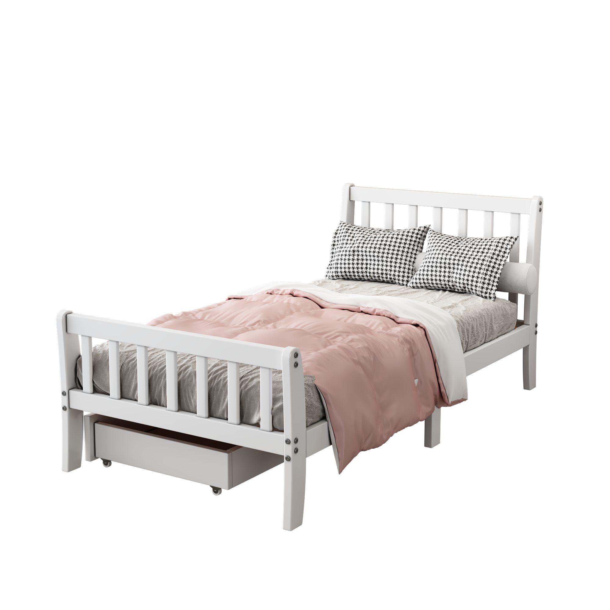 HAUSS SPLOE Holzbett Holzbett Einzelbett Bettgestell Kinderbett Gästebett