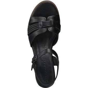 Tamaris Keilsandale in schwarz