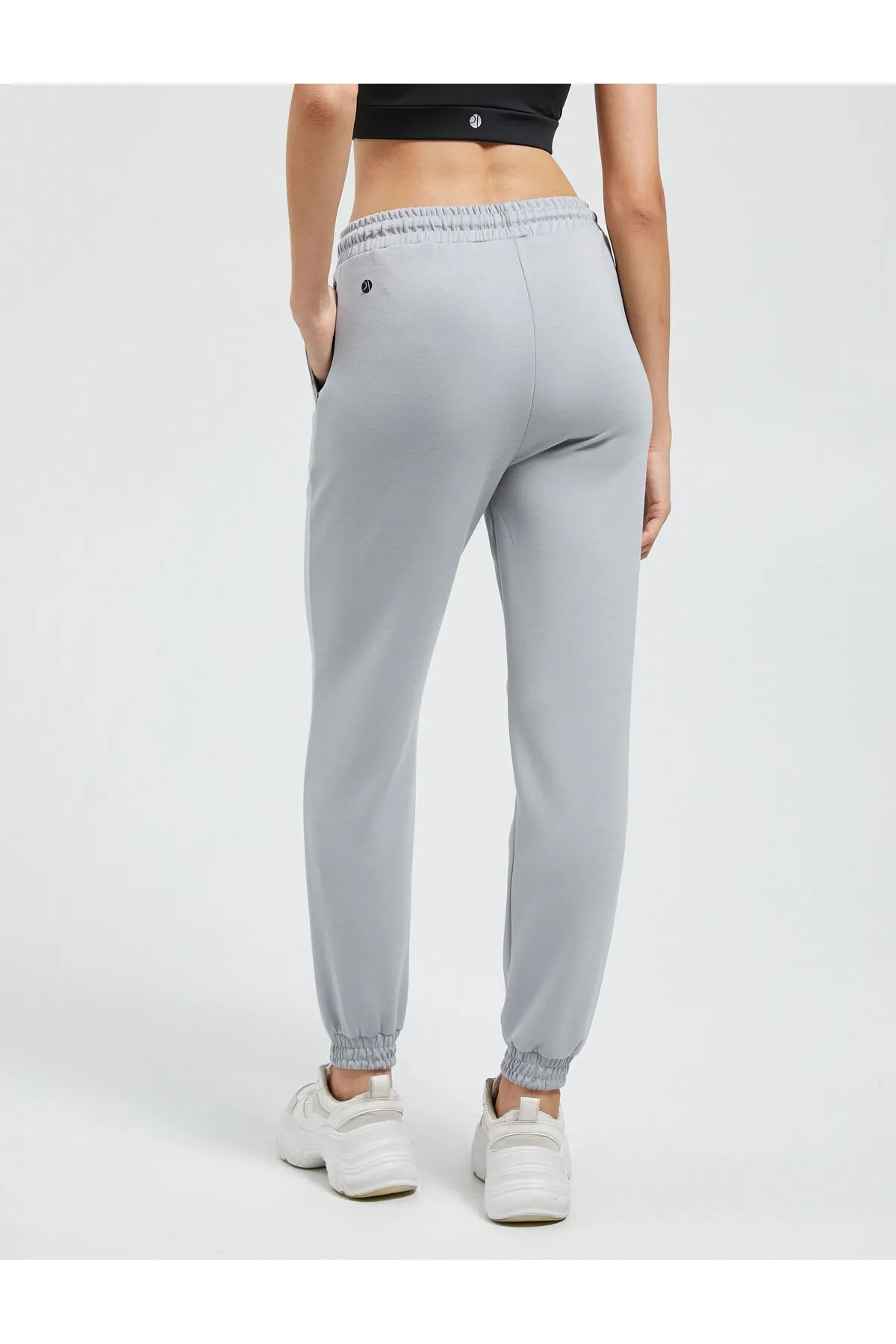 Koton  Jogger-Sport-Jogginghose aus Modalstoff mit hoher Taille und detaillierten Taschen