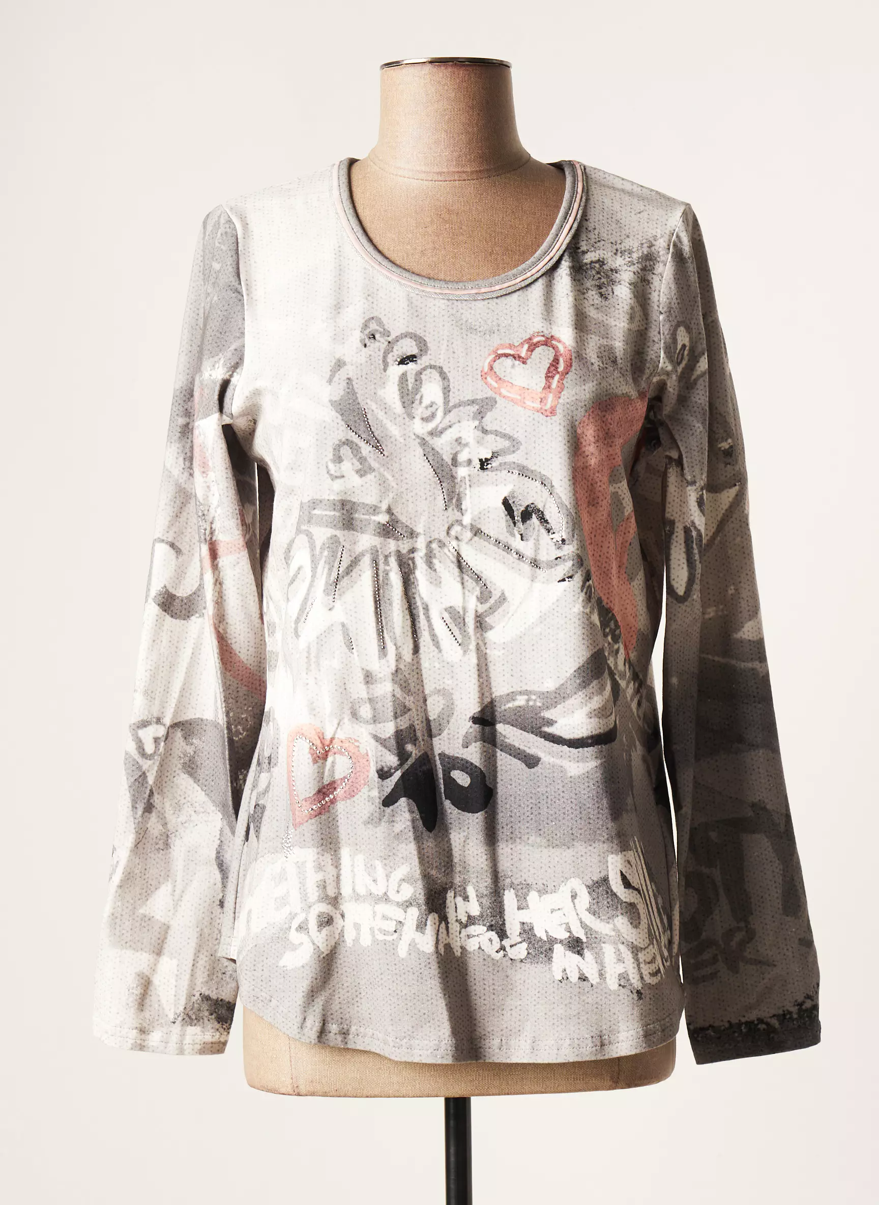 Justwhite Tshirts Femme couleur gris