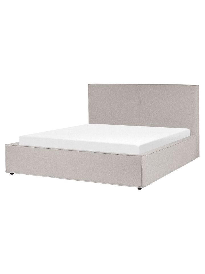 Beliani Doppelbett MOISSAC in Grau/Schwarz - (W) 177 x (H) 108 x (L) 224 cm günstig kaufen onesize