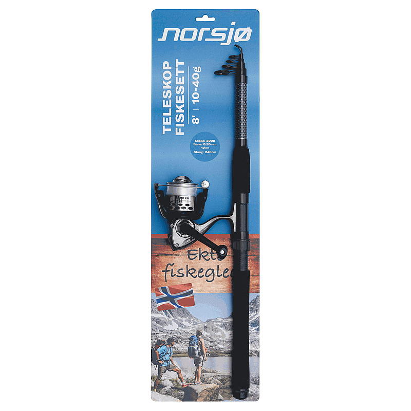 Norsjø Fiskesett 180 cm Teleskop, Norsjø