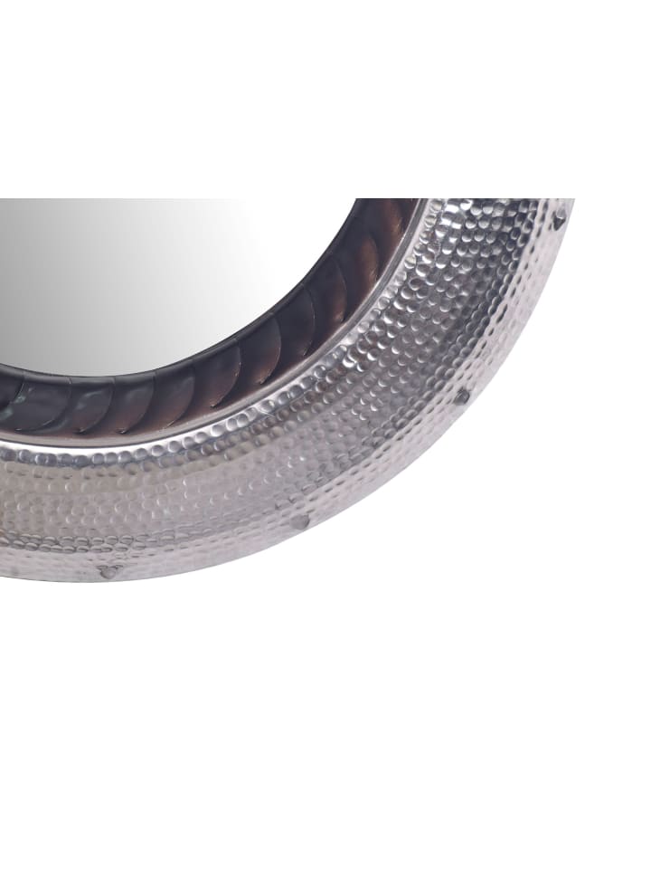 KADIMA DESIGN Wandspiegel 74 cm Metall Design Hängespiegel Silber, Aluminium günstig kaufen onesize