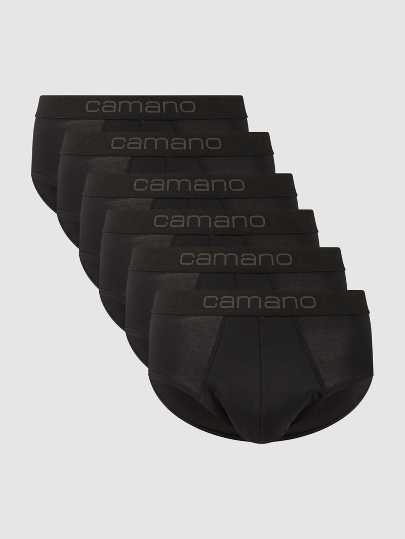 Slip im 6er-Pack in schwarz