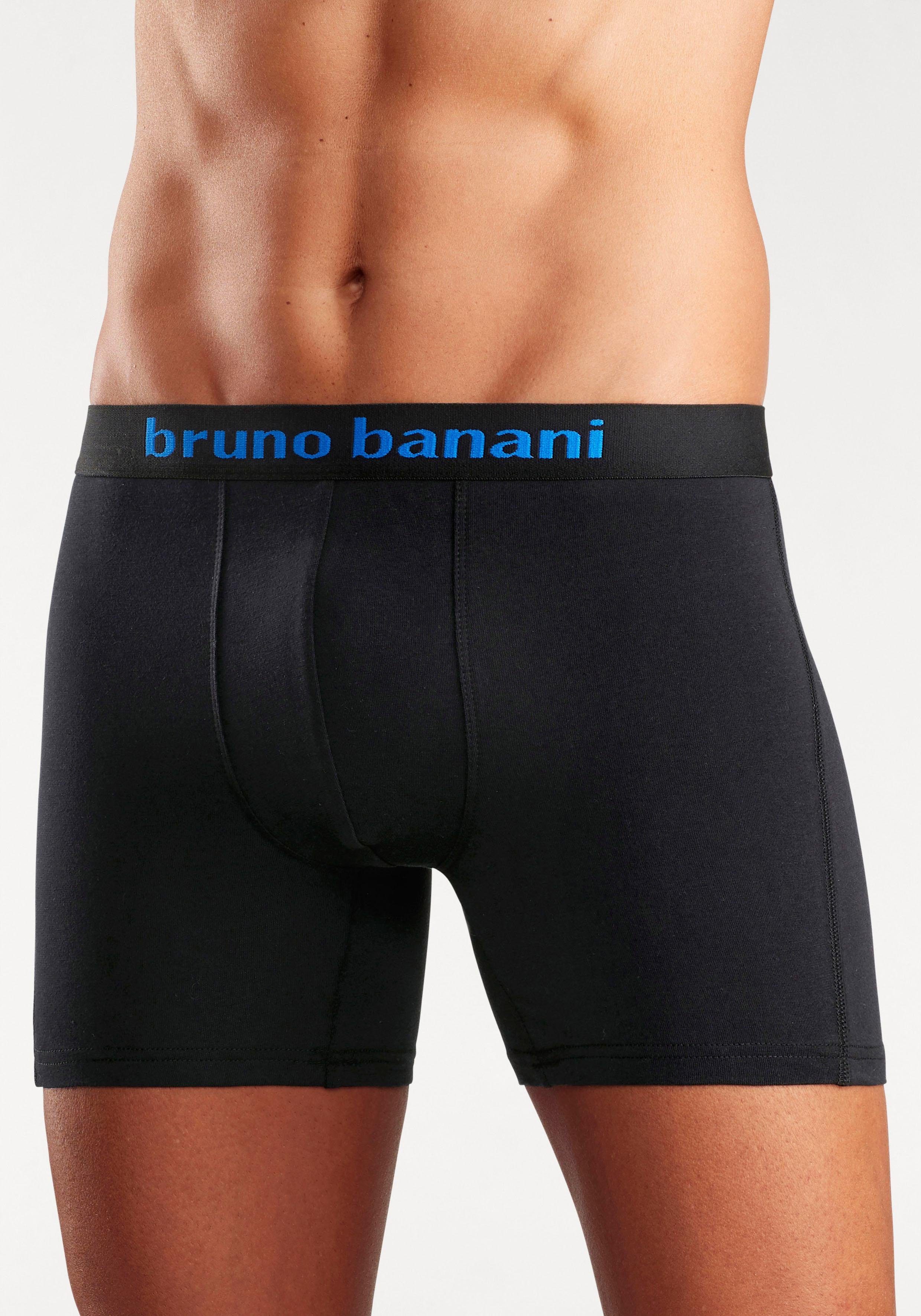 Bruno Banani Langer Boxer (Packung, 4-St) mit auffälligem Logobund