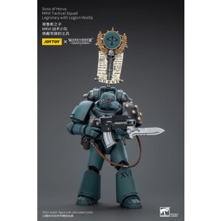 Warhammer: The Horus Heresy Actionfigur: Sons of Horus - MKVI Tactical Squad Legionary with Legion Vexilla